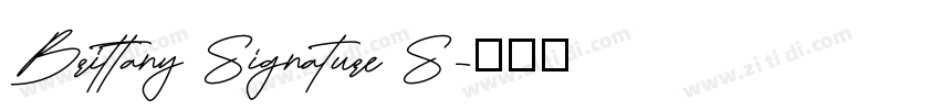 Brittany Signature S字体转换